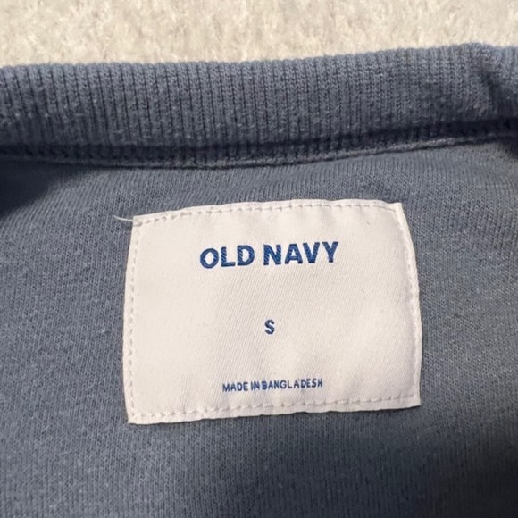 Old Navy Mens Gray Fleece Cotton Polyester Blend Long Sleeve Sweater Size Small - Picture 6 of 10